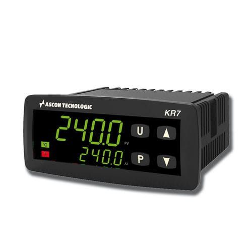 LED-Doppelanzeige-Temperaturcontroller - KR7 - ASCON TECNOLOGIC - programmierbar / UL / RS-485