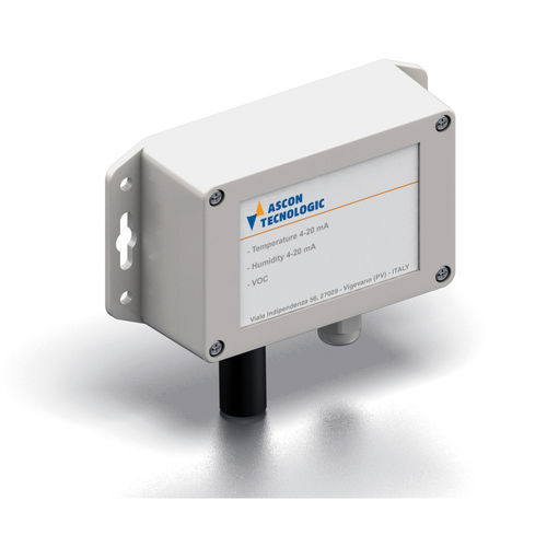 Feuchte- und Temperaturfühler / relativ - TRH514 - ASCON TECNOLOGIC - wandmontiert / Widerstand / 4-20 mA
