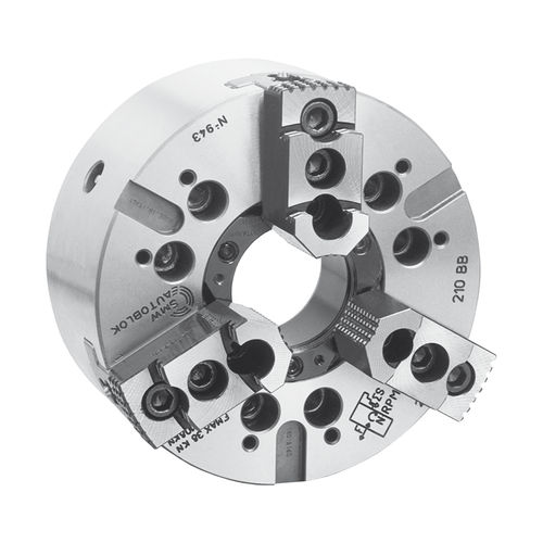 Kraftspannfutter - BB series - SMW AUTOBLOK - 3-Backen / Drehmaschinen / Durchgangsbohrung