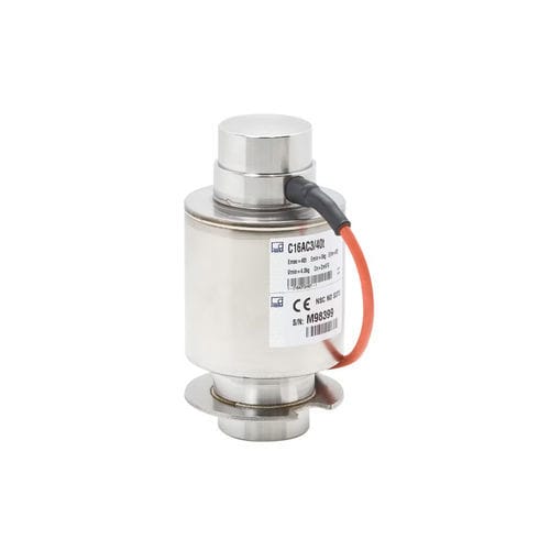 Druckkraft-Wägezelle - C16A - HBM Test and Measurement - zylindrisch / Dehnungsmessstreifen / analog
