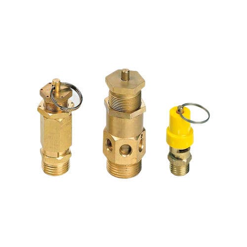 Sicherheitsventil für Druckluft - 2.8M0002 - Farbo - Messing / Viton® / für Abgas