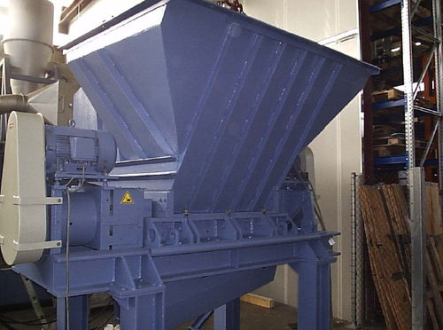 Sekundär-Schredderanlage - RM 1100/2 - HERBOLD Meckesheim - Einwellen / Kunststoff / für Intensiveinsatz