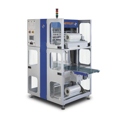 Automatische Schrumpffolienverpackungsmaschine - AVN UNI 25 - Affeldt Maschinenbau GmbH - für Zeitschriften / Folien / mit Seitenverschweißung