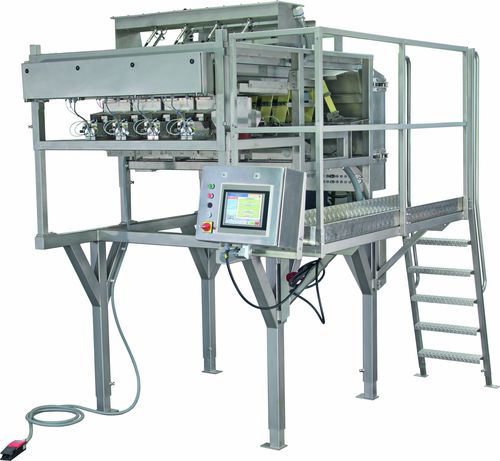 Kontinuierliche Zähl-/ Wiegemaschine - AVN 114-CW10EVTK - Affeldt Maschinenbau GmbH - für die Lebensmittelindustrie / für Frischprodukt / mit Schwingförderer