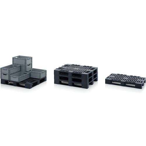 HDPE-Palette - MP series - AUER Packaging GmbH - ISO / Euro / Transport