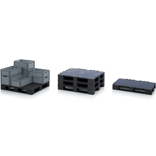 Palette für Reinraum - R series - AUER Packaging GmbH - HDPE / Recyclingkunststoff / für die Lebensmittelindustrie