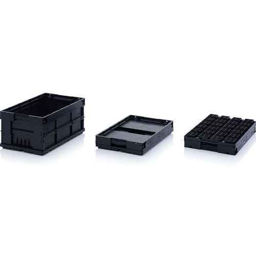 Kunststoffbehälter - ESD F-KLT 6410 - AUER Packaging GmbH - Lager / zusammenklappbar / leitfähig