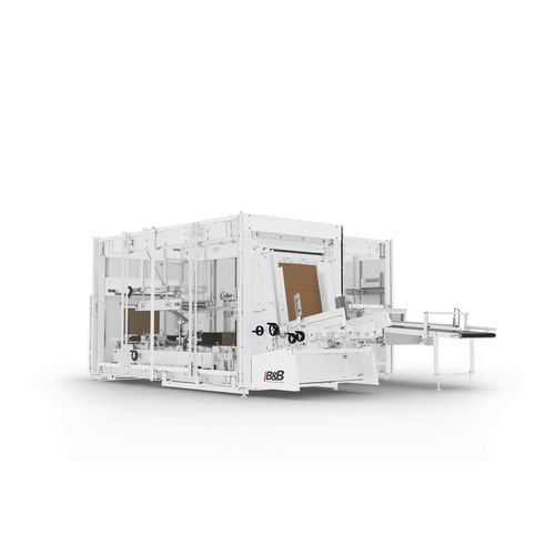 Seitlicher Kartonpacker - KVA - B&B Verpackungstechnik GmbH - für Flaschen / für Dosen / für Lebensmittel