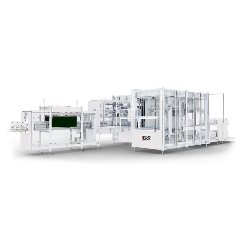 Vollautomatischer Stretchwickler - SBP 7 - B&B Verpackungstechnik GmbH - für Nahrungsmittel / für Industrieanwendungen / mit Stretchfolie
