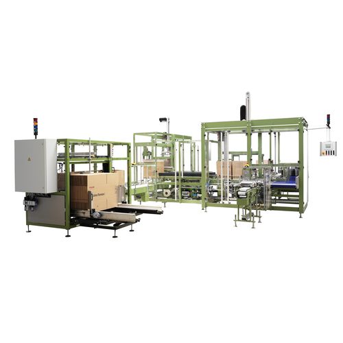 Pick-and-Place-Kartonpacker - Universa - B&B - MAF GmbH & Co. KG - vertikal / automatisch / für Flaschen
