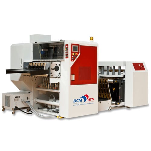 Schneidemaschine für Etiketten - E-LC - DCM ATN - Rundmesser / für Papier / vertikal