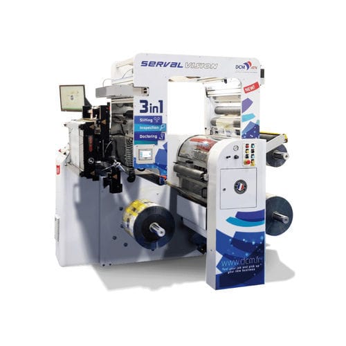 Schmalbahn-Rollenschneider - SERVAL VISION - DCM ATN - automatisch / für Papier / für Kunststofffolien