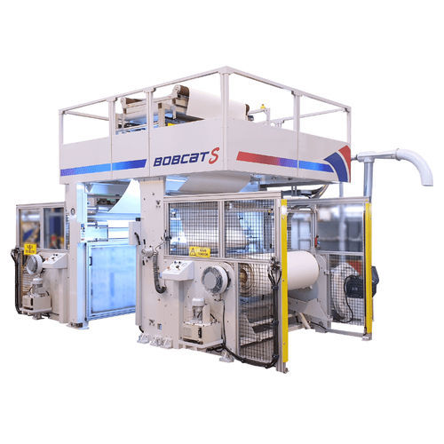 Aufwickler-Spuler / für grosse Breiten - BOBCAT S - DCM ATN - Aluminium / für Karton / für Papier