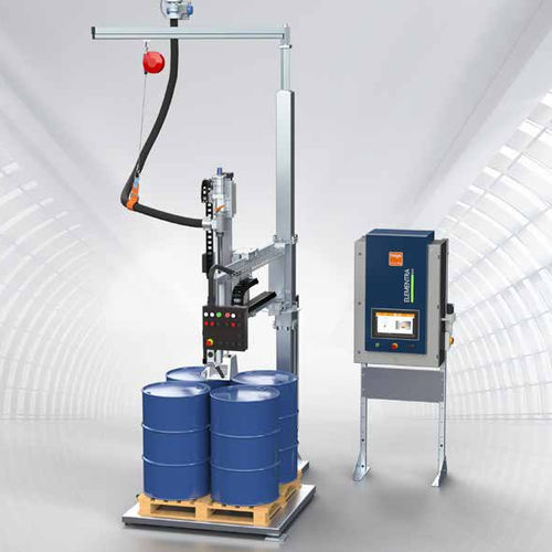 Füllmaschine für Fässer auf Paletten - ELEMENTRA&reg; 26 - Feige Filling - halbautomatisch / IBC / für pastöse Produkte