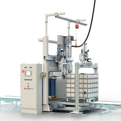 Roboterfüllmaschine - INTEGRA® 72 - Feige Filling - vollautomatisch / für Fässer auf Paletten / IBC