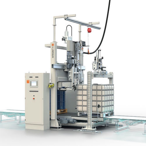 Roboterfüllmaschine - INTEGRA® 71 - Feige Filling - vollautomatisch / für Fässer auf Paletten / IBC