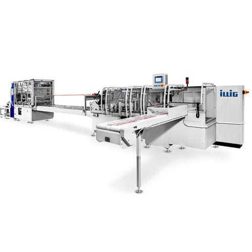 Verpackungsmaschine mit Vertüllen - HSA 50d - ILLIG Maschinenbau GmbH & Co. KG - automatisch / servogesteuert / Blister
