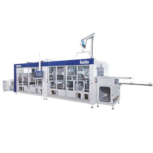 Rollen-Thermoformmaschine - IC-RD 74d - ILLIG Maschinenbau GmbH & Co. KG - zur Drinkbecher-Herstellung / automatisch