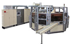 Automatische Siebdruckmaschine - 90 - 100 p/min | TS 7130 - Isimat - servogesteuert / 8-Farben / für Kunststoffrohre
