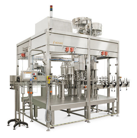 Automatische Füllmaschine - PRIMAFILL - Kosme - für Flaschen / für Flüssigkeiten / Schwerkraft