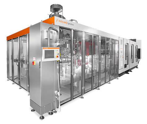 Streckblasformmaschine - SYNCHROBLOCK - Kosme - für Flaschen / mit Flaschenfüllung