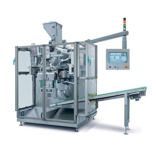 Automatische Abfüllmaschine mit Traysealer - MS  - Marchesini Group - für Beutel / für Flüssigkeiten / Pulver