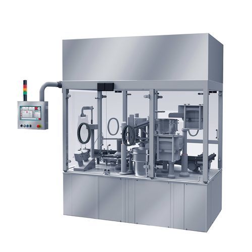 Automatische Füll- und Stöpselmaschine - STERY-SA - Marchesini Group - für Flüssigkeiten / Dreh / aseptisch
