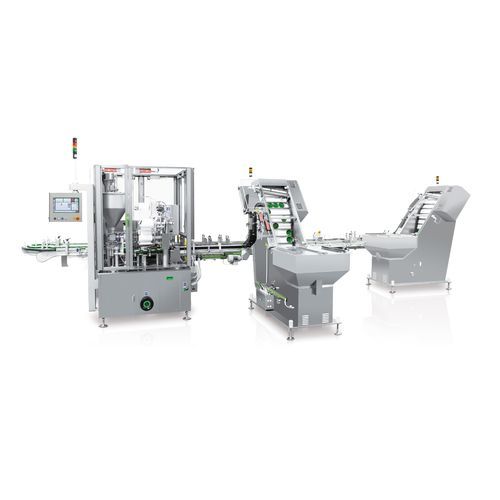 Abfüll- und Verschließanlage / Dreh - MV545 - Marchesini Group - für Flüssigkeiten / für Kosmetik / für Creme