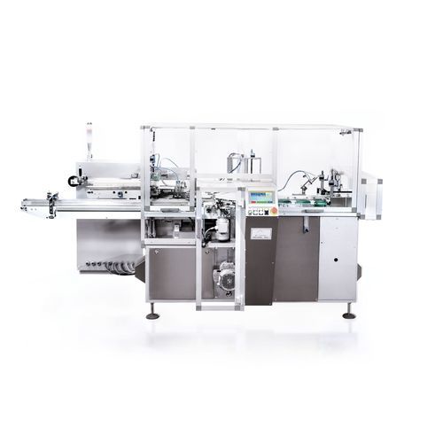 Horizontaler Kartonierer - V106N - Marchesini Group - für die Kosmetikindustrie / automatisch / für Flaschen