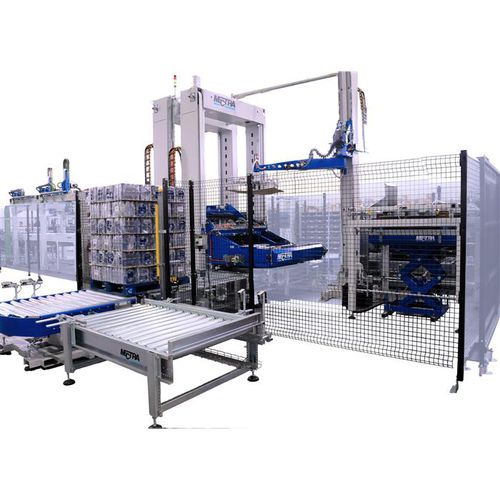 Oben-Palettierer - MT576 - Mectra - Bodenlade / für Karton / automatisch
