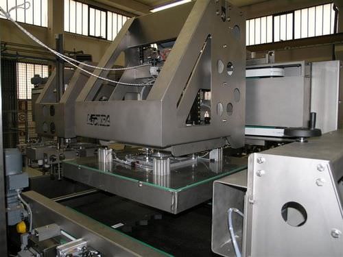 Automatische Füllmaschine - MT 523 - Mectra - für Töpfe / Korb / für Nahrungsmittel