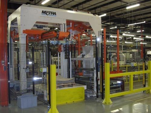 Bodenlade-Entpalettierer - MT 589 - Mectra - für Flaschen / automatisch / halbautomatisch