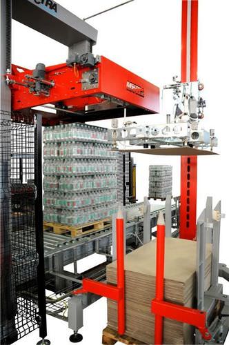 Bodenlade-Palettierer - MT 570 - Mectra - für Kisten / für Karton / automatisch