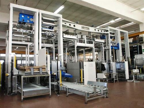 Palettierer und Depalettierer / Schicht - MT 568 Doppler/DP - Mectra - für Karton / automatisch / mit großem Fassungsvermögen