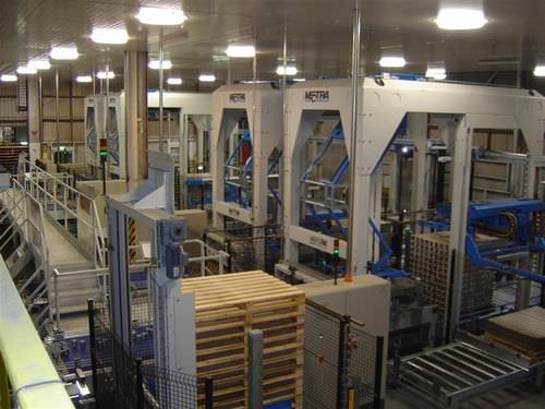 Schichtpalettierer - MT 587 - Mectra - für Dosen / automatisch