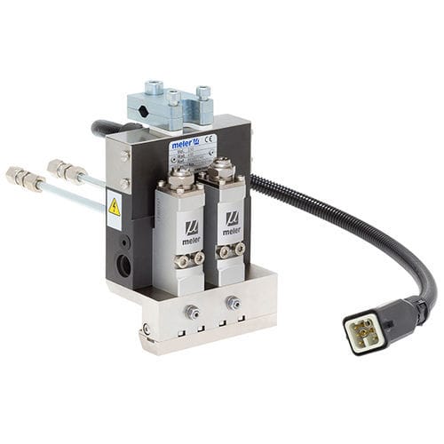 Schmelzklebstoff-Auftragskopf - Focke Meler Gluing Solutions, S.A - zum Etikettieren