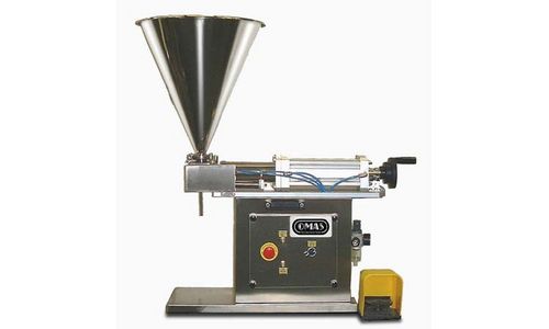 Halbautomatische Füllmaschine - DVP - Omas Tecnosistemi S.p.a. - für Flaschen / für pastöse Produkte / vertikal