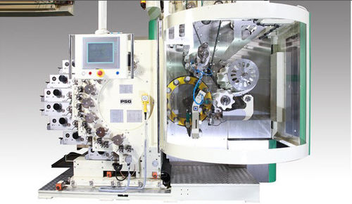 Automatische Siebdruckmaschine - PMA - PackSys Global AG - 9-Farben / für zylindrische Produkte / drehbar