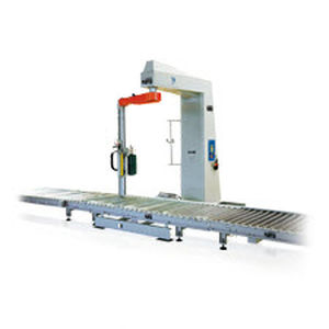 Automatischer Stretchwickler - AV 600 series - Paglierani - Paletten / mit Förderer / mit Stretchfolie