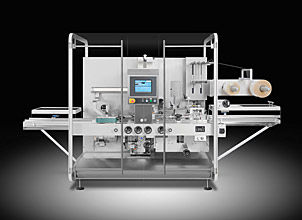 Automatische Schrumpffolienverpackungsmaschine - PEWO-fold - Pester Pac Automation - mit Schrumpftunnel
