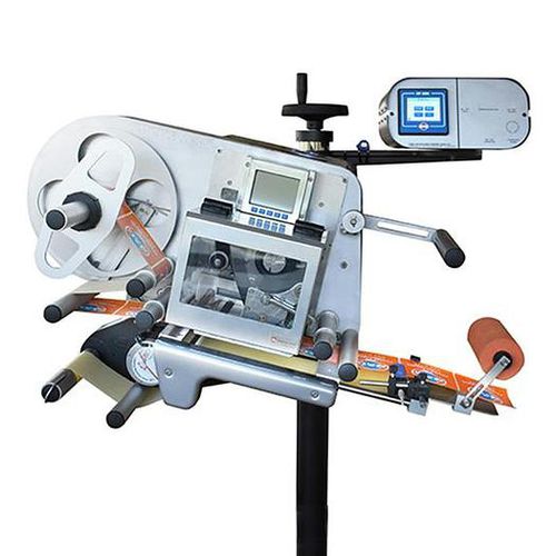 Drucker mit Etikettenaufbringer / für die Lebensmittelindustrie - LM - PMR System Group - für die Lebensmittel- und Getränkeindustrie / für Säcke / Tablett