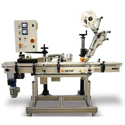 Automatische Etikettiermaschine - M3010TC - PMR System Group - für Töpfe / zur Oberseitenetikettierung / zur Rundumetikettierung