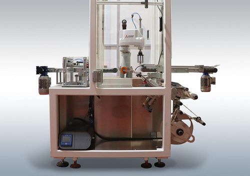 Automatische Etikettiermaschine - 4028441 - PMR System Group - für Säcke / zur Oberseitenetikettierung / für Kosmetikanwendungen
