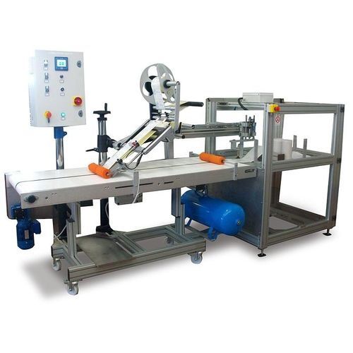 Automatisches Etikettiersystem - M3005R - PMR System Group - für Säcke / zur Seitenetikettierung / für die Pharmaindustrie