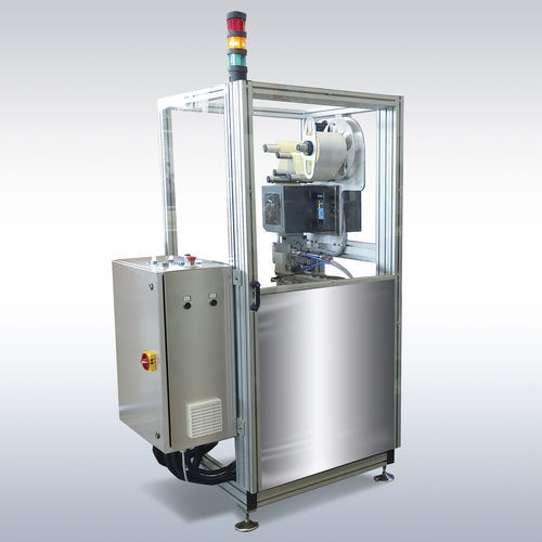 Etikettiermaschine zum Drucken und Etikettieren - PRINT AND APPLY - PMR System Group - automatisch / für Karton / Paletten
