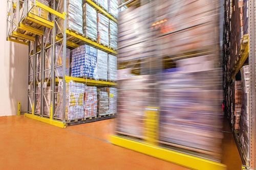 Warenlager-Regal - POLYPAL Storage Systems - für Materialumschlag / Mehrplatz / Fachboden