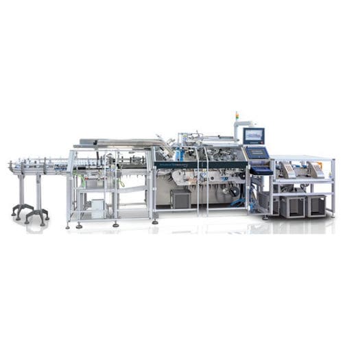 Horizontaler Kartonierer - P 91 series - Romaco Group - für die Pharmaindustrie / getaktete Funktion / servogesteuert
