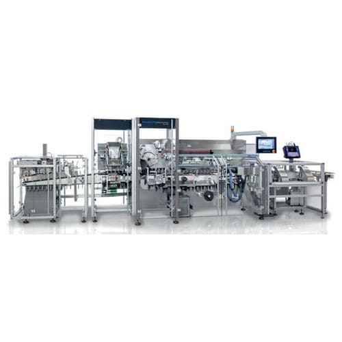 Horizontaler Kartonierer - PC 4000 series - Romaco Group - für die Pharmaindustrie / mit hoher Drehzahl / servogesteuert