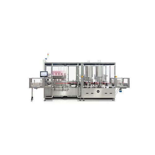 Automatische Füll- und Verschließmaschine - LF series - Romaco Group - für Flüssigkeiten / für Pharmaprodukte / Flaschen