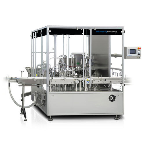 Automatische Füllmaschine - LVI series - Romaco Group - für Töpfe / für Glasbehälter / für Flüssigkeiten